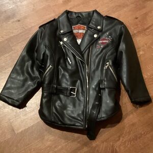 Harley-Davidson Kids Black Biker Jacket